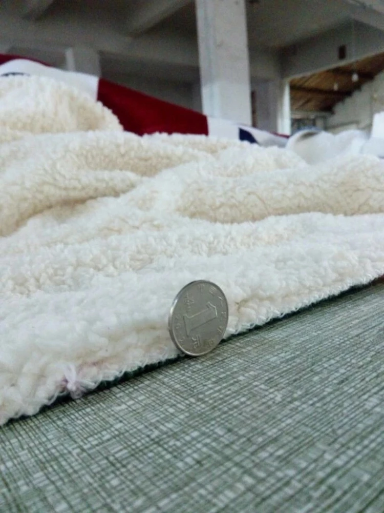 1 pc Custom Print 100% Polyester Kids Plush Comfort Flannel Sherpa Blanket