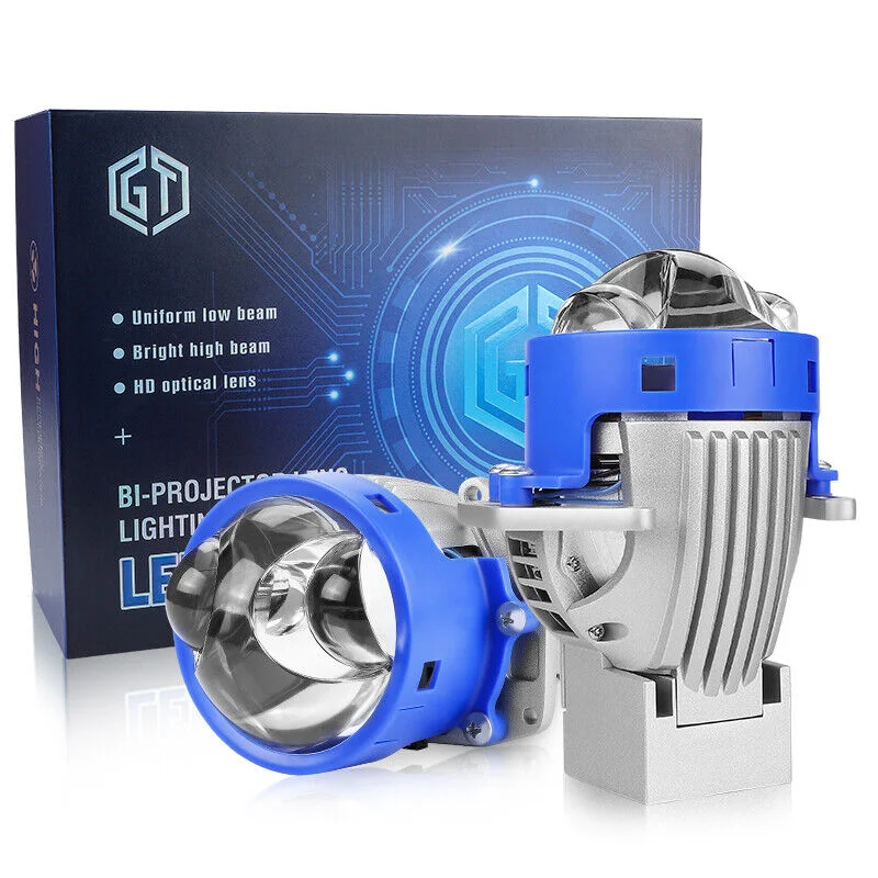 Professional  New Arrivals Ultra Bright P60  Bi Laser Projector Lens 3.0 Light High Power 12000lm Bi Led projector For Car