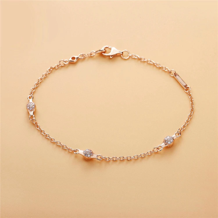 New product modern lovepods curb chain silver bracelet 925 sterling