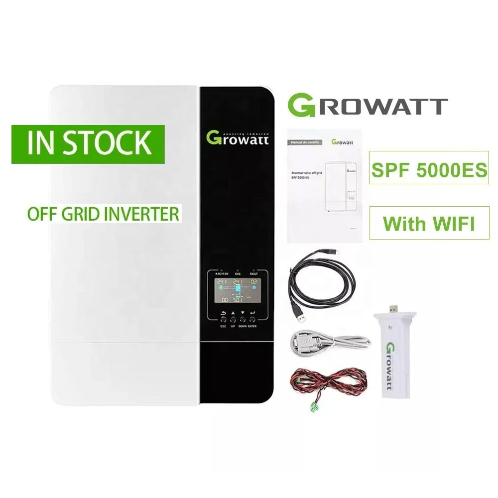 Hot Sale Growatt Inverter 5KW Smart Off-grid Power Inverter Pure Sine Wave Solar 5000ES off grid solar Inverter in Stock