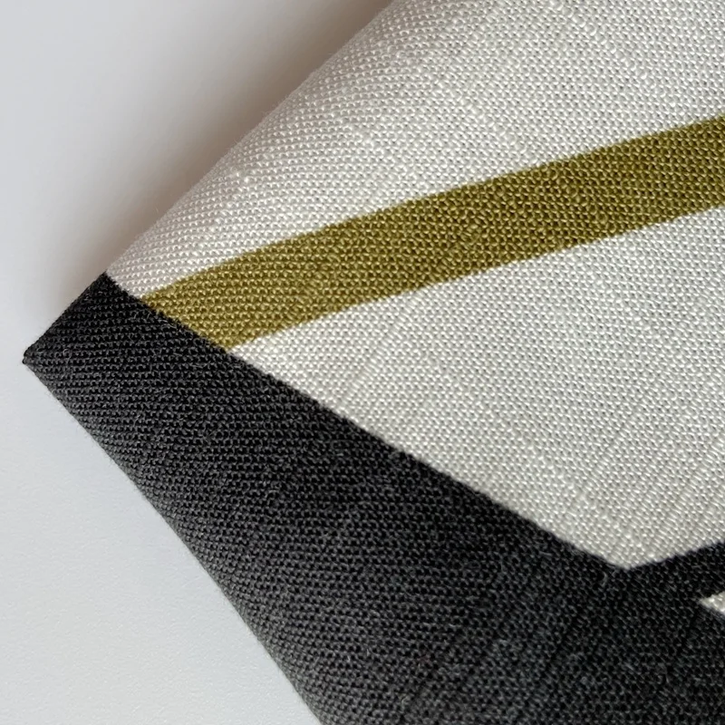 
Rayon slub fabric printed with fashion geometric design for slub shirt fabric 