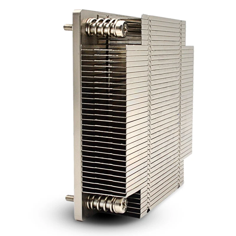 Hangdahui hot selling professional cpu cooler 1u Passive CPU heatsink with heat pipe Socket LGA1150 server cpu cooler