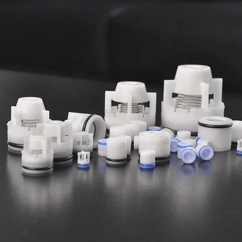 OD8 Plastic One-Way Micro Plug Check Valve Core Hydraulic-controlled Anti-Drip Water Pipe Fittings with Non-Return Feature