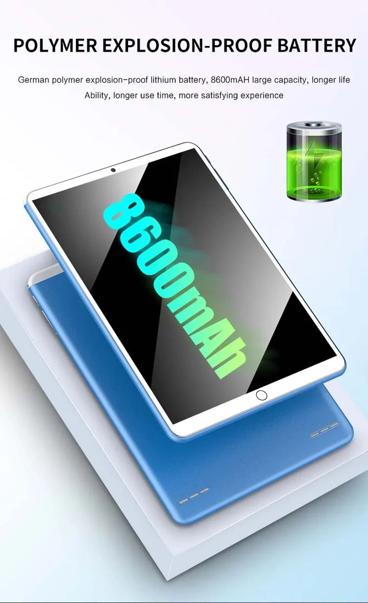 10.1 inch Tablet Android  SIM Card Quad Core Student Android Suitable for Children Educational Tablet PC