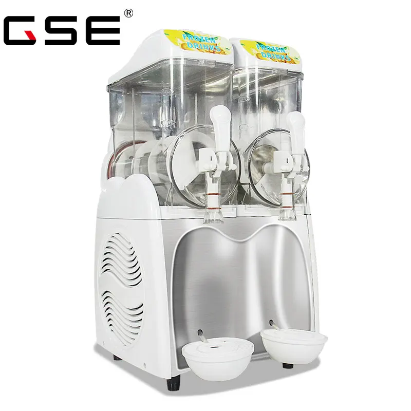 2*12L Professional Commercial Smoothie Machine Single Double Triple Tanks Automation Slush Machine For Restaurant Tea Shop Use
