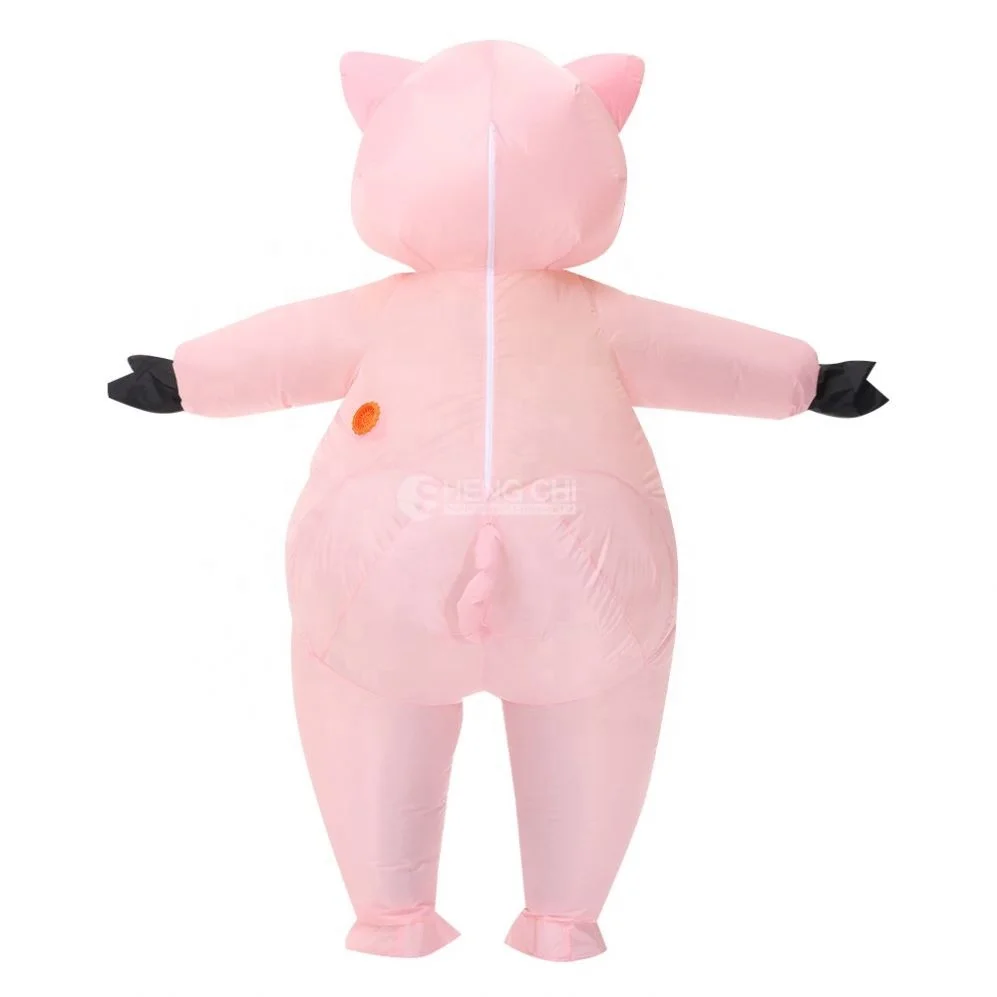 Factory low-priced wholesale of carnival Halloween party inflatable costumes anime pig inflatable mascot costumes