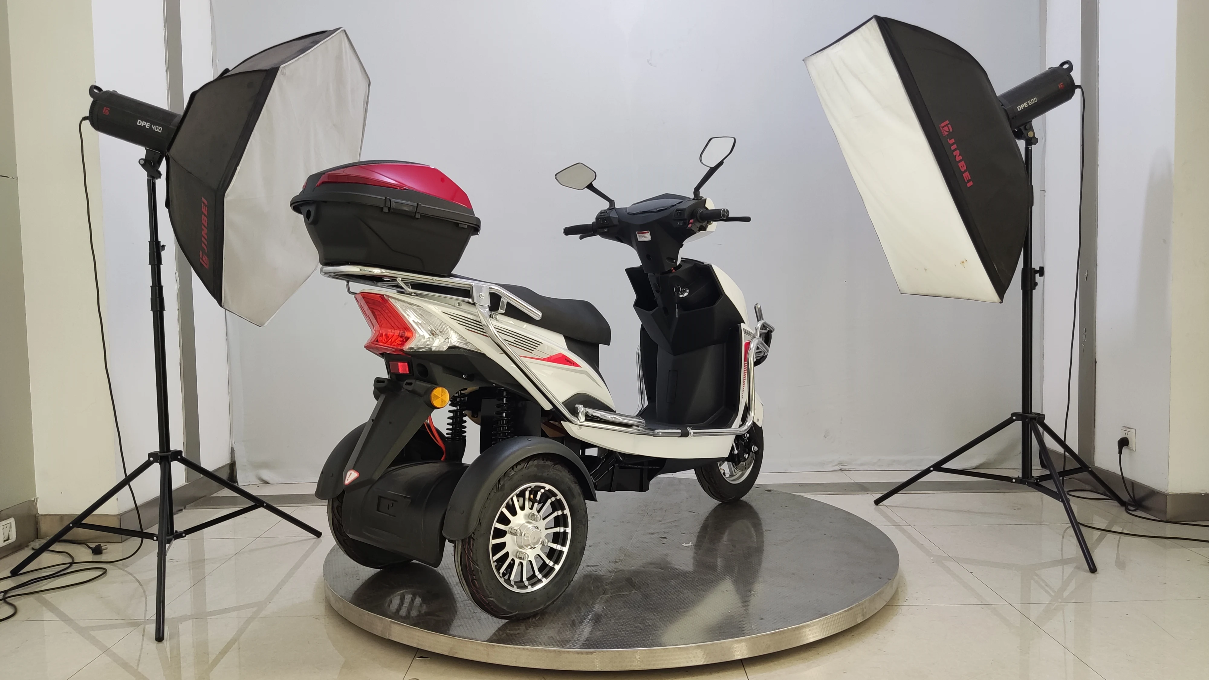 Vimode big discount 1000w 72v electric scooter tricycle 3wheel low speed disability safty with baby seat 3 seats