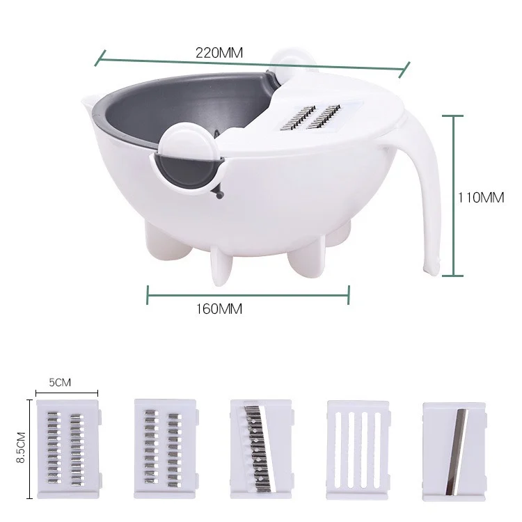 
5 in 1 multi-function fruit vegetables slicer cutter fruit skin peeler kitchen tool for cucumber potato 