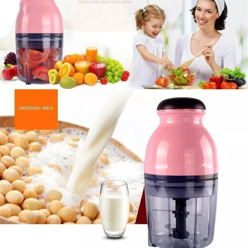 Household Mini Baby Food Processor Electric Multi-function Meat Grinder Blender Chopper