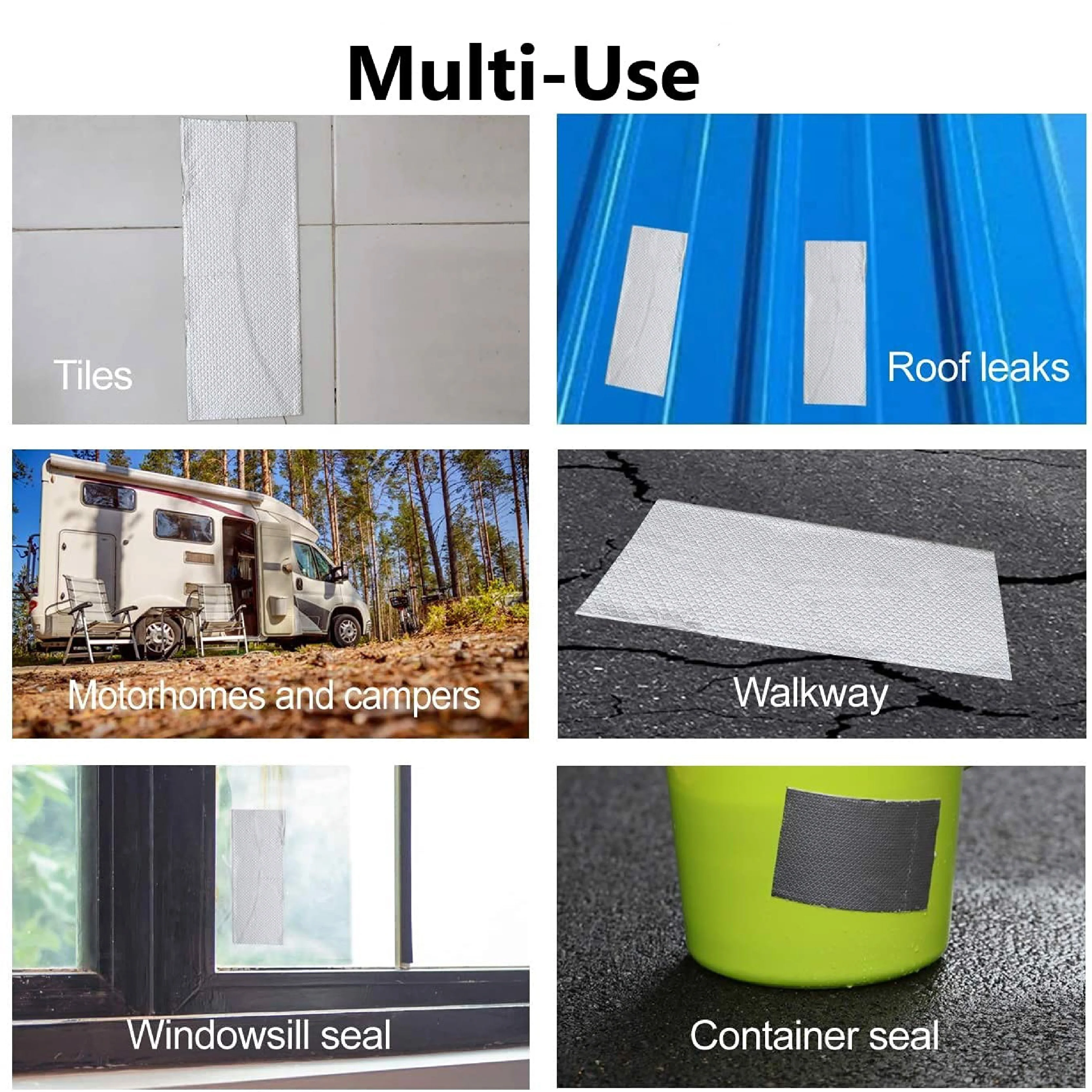 Waterproof Butyl Tape Adhesive Double-coated Tape Roofing Aluminum Foil Butyl Sealant