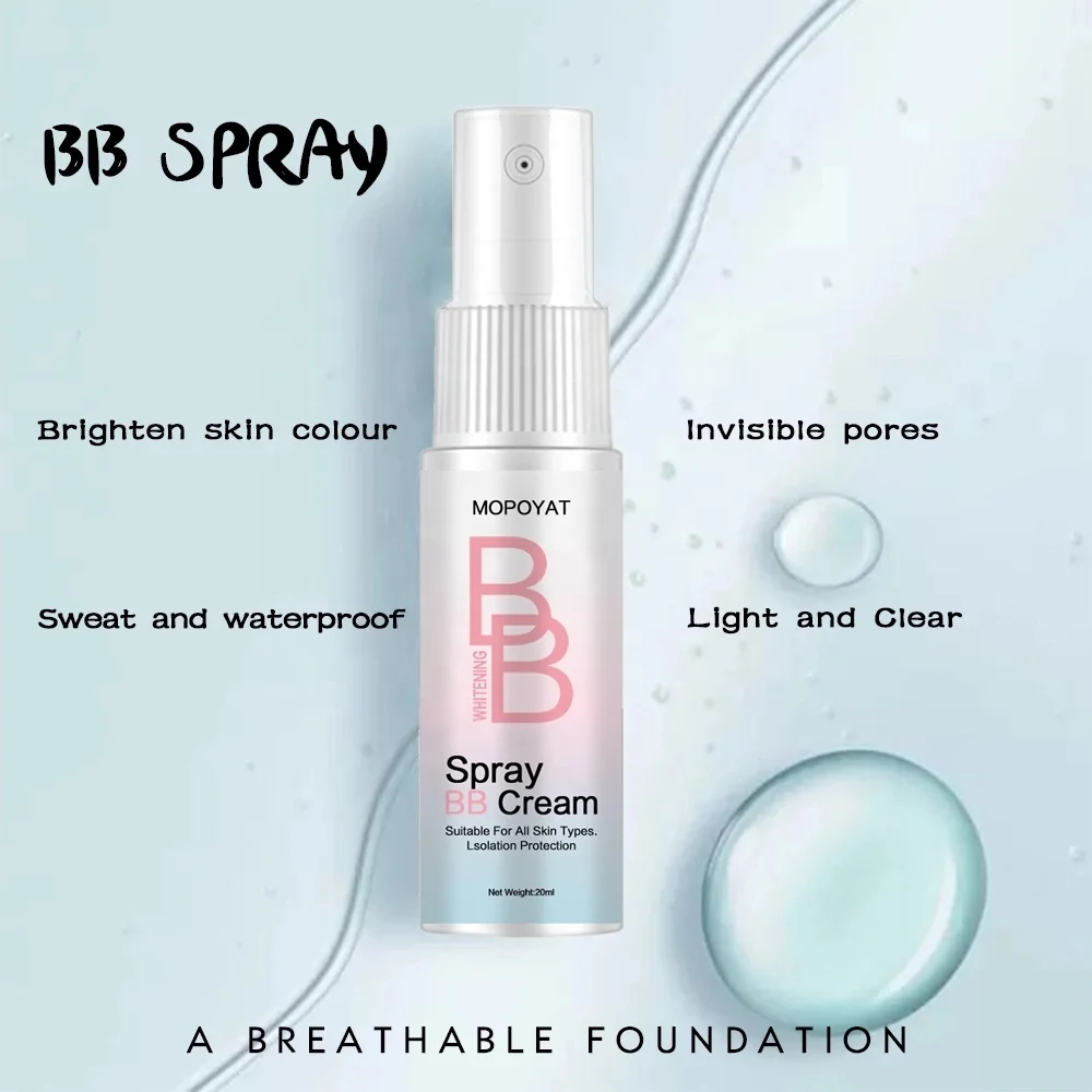 
Isolation Protection Brightening Sweatproof Long Lasting Waterproof Body Skin Bb Cream Whitening Spray 