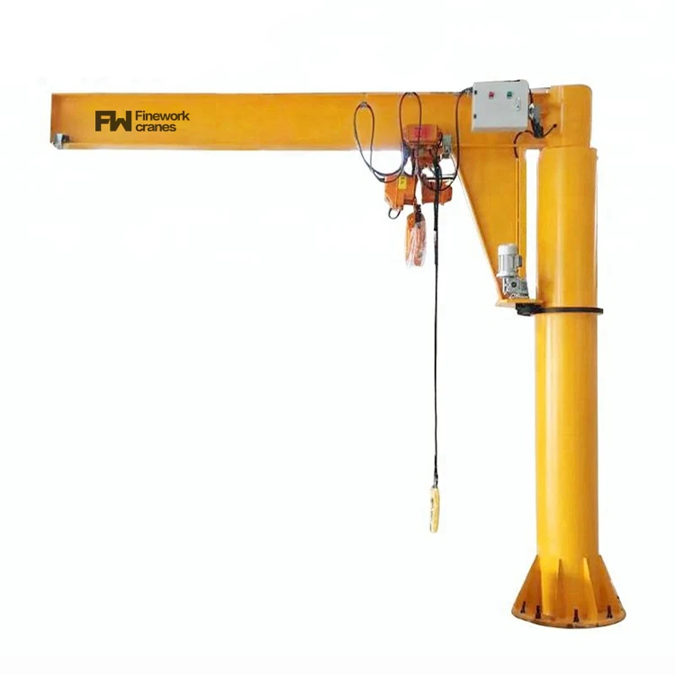 500kg 1ton 2ton Portable Movable Jib Crane
