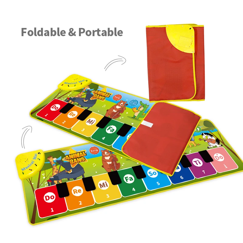 Educational kids mats play, foldable folding wholesale baby play mat for kids baby, tummy time toy baby activity mat