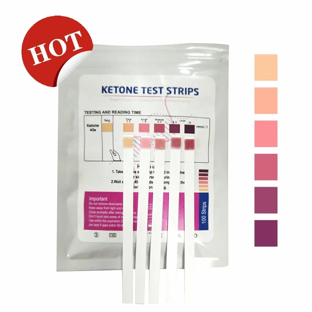 Vansful keto test strips  URS-1K ketone test strips  for Diabetics and  Ketosis