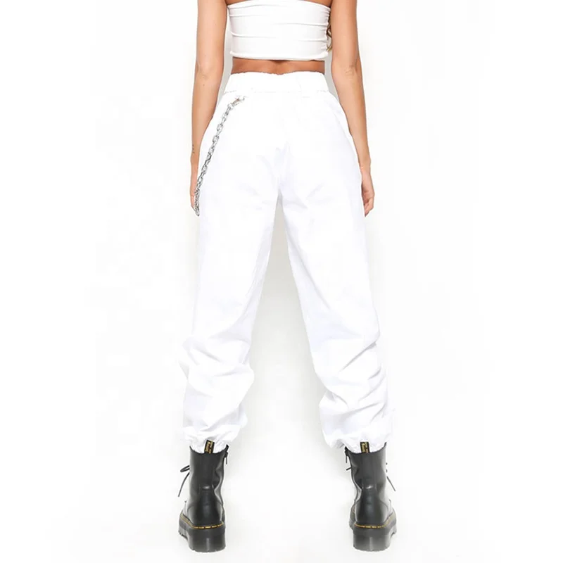 Cool girl cargo pants muti-colors trousers voguish pants