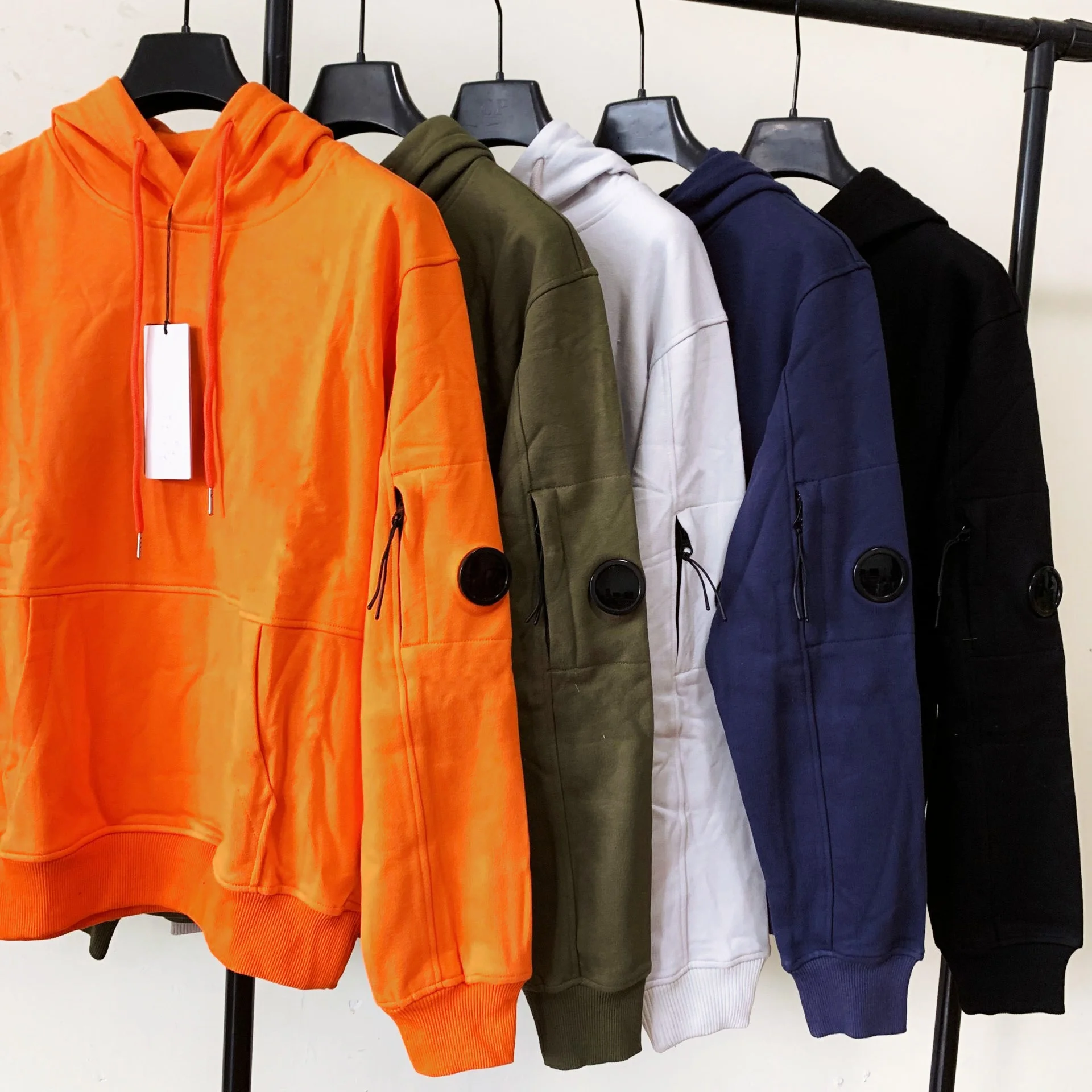 C P Brand Workwear Hoodie Men Women 100% Cotton Casual Outdoor Pullover Hoodie Sweatshirt Plain Jacket