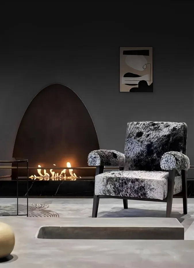 Modern 900mm Freestanding Bio Ethanol Fireplace Burner Designer Fuel Insert Indoor/Outdoor Use Stylish Steel Material Villa