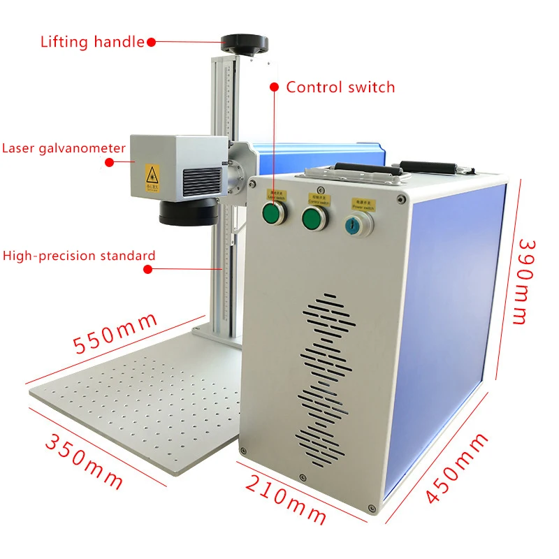 IPG Raycus Max JPT Laser Equipment Split Fiber Laser Engraving Marking Machine Price On Metal For Jewellery