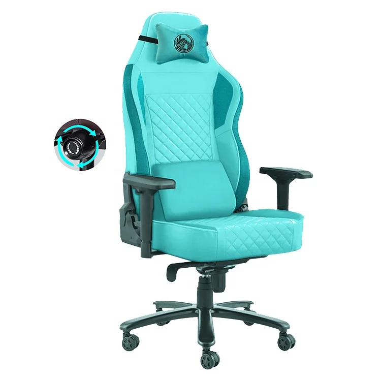 Best Gaming Chairs Boujee Blue Cadeiras Gamer Custom Logo Seat-Height Adjustable Gas Lift Recliner Anji Ergonomic Gaming Chair