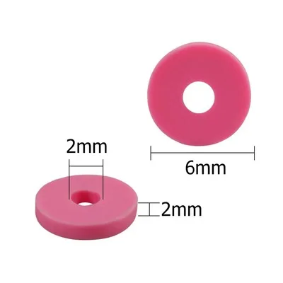 6mm Polymer Clay Necklace Soft Pottery Choker DIY Necklaces Bracelets Set Colorful Surfer Beads Collar Handmade Jewelry