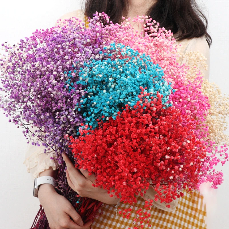 A-36 2021 amazon amazon cheap wholesale gypsophila dry candles natural dried flowers for resin Decorative flower baby breath