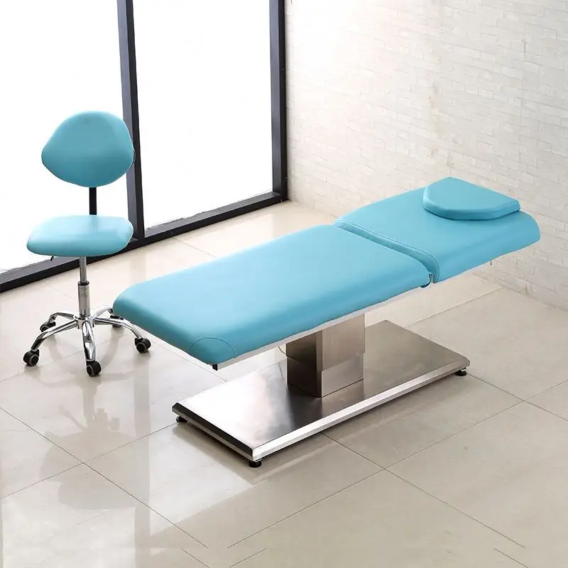 Modern Luxury Beauty Salon Furniture Electrical 3 Motors Esthetician Spa Facial Table Treatment Massage Bed