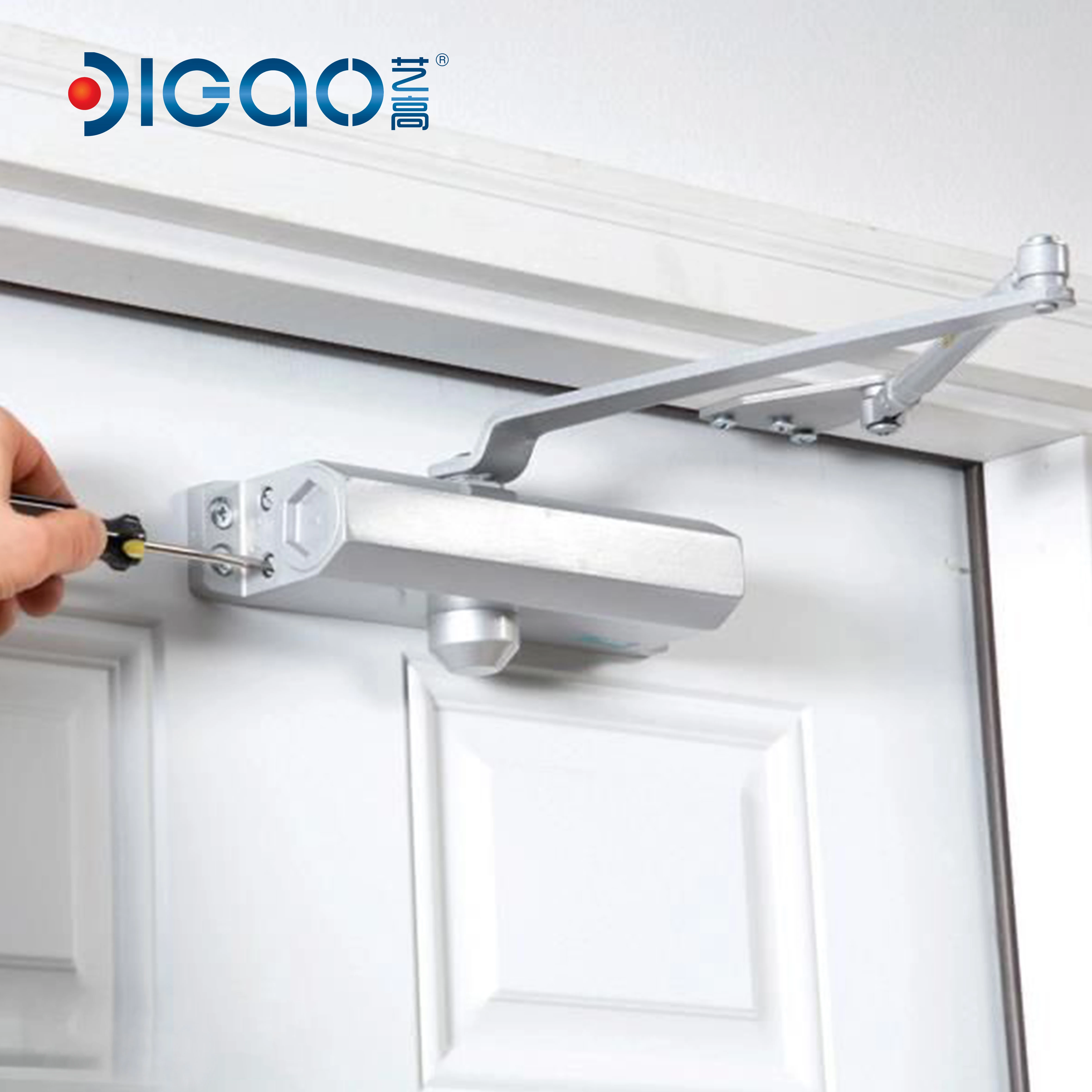 Listed Extra Heavy Duty Size Adjustable pneumatic door closer screen door For Commercial Door