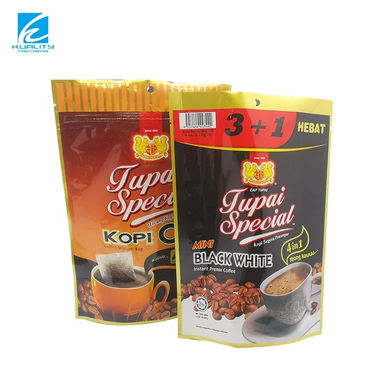 Колумбийский металлизированный стоячий мешочек объемом 4 унции, упаковочные пакеты дой-Пак для капельного кофе, кофейных зерен, мгновенного кофе