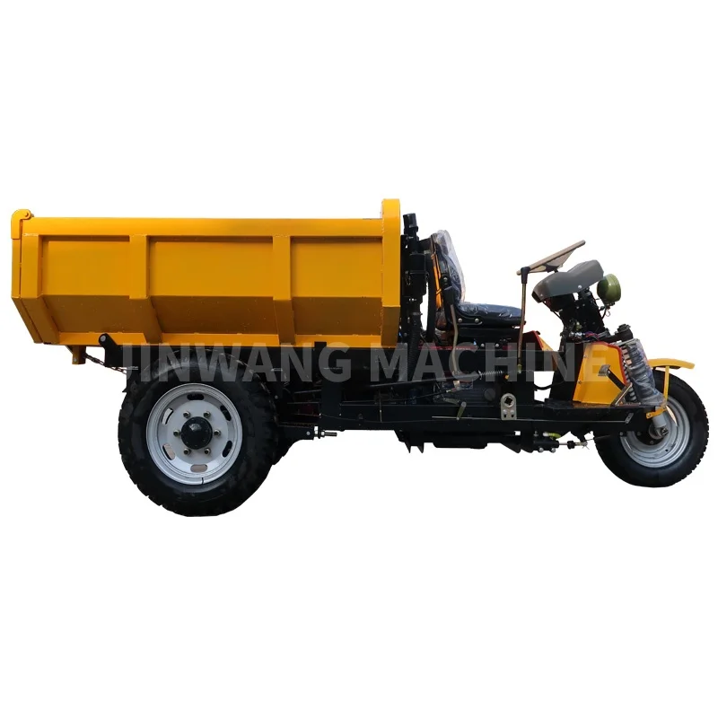 Jinwang Three Wheels Small Diesel Tipper Truck Tricycle For Mine Applied Diesel Dump Truck For 2 Ton