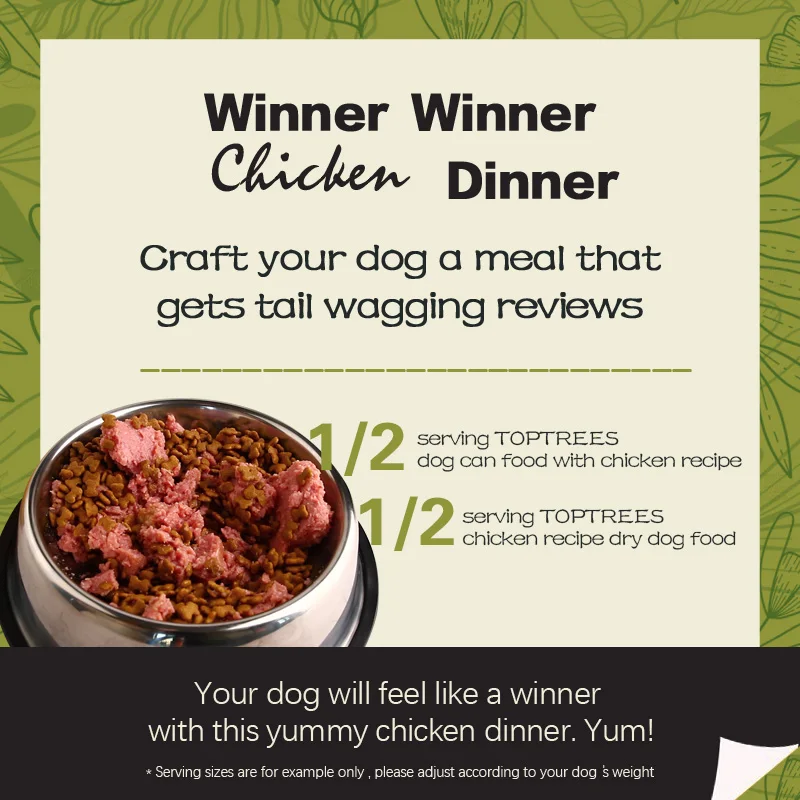 Wet food dog Chicken flavor Canned dog food with all natural pet food dog beef flavor 375g