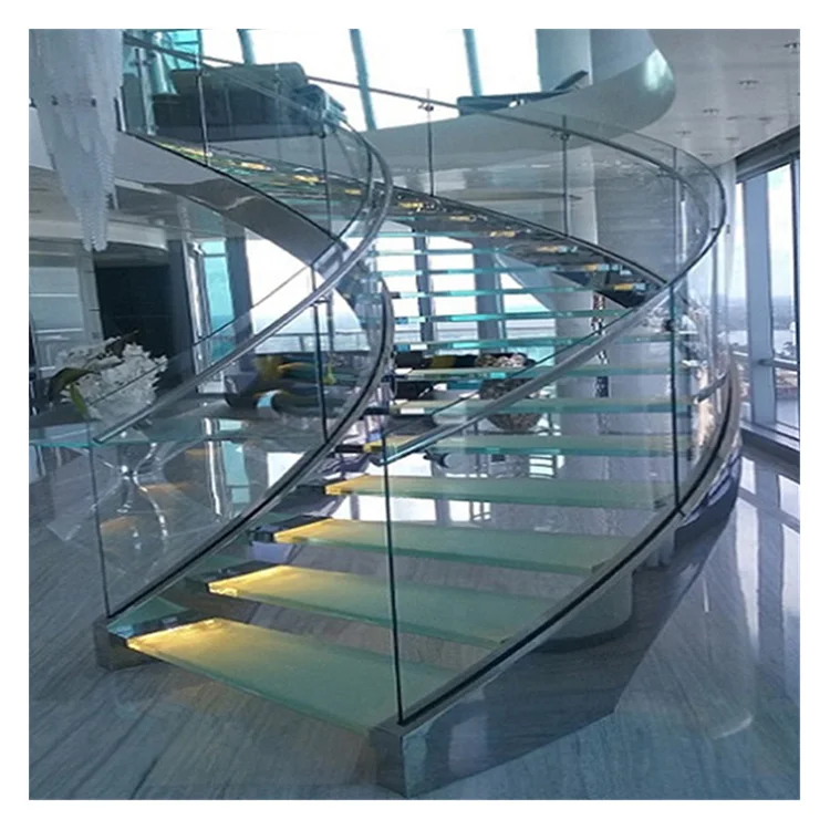Ace Curved Staircase Design  Curved Staircase Lights With Sensor  Curved Staircases Arc Stairs