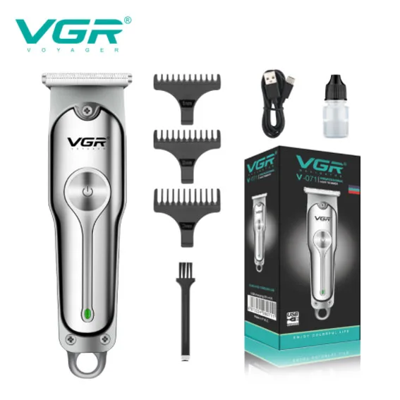 Best-Selling VGR Professional Hair For Men Wireless Hair Trimmer USB Adult Electric Razor