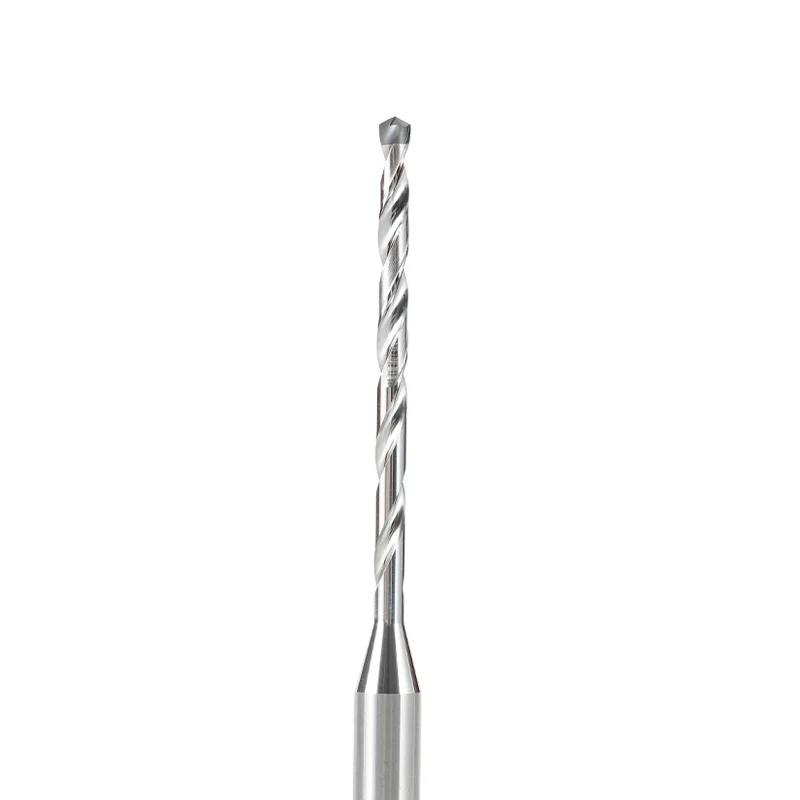 Solid PCD 120 Degrees Drill Bit for Milling Cutter on CFRP Aluminum Copper Ceramic Graphite Materials