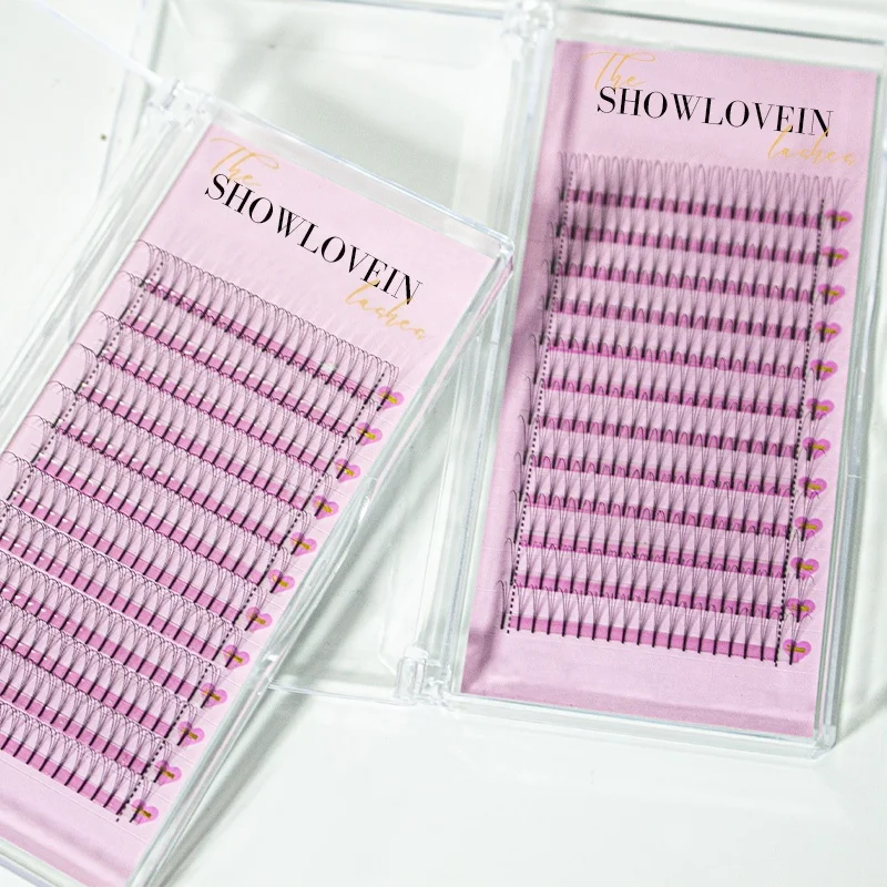 Ultra Speed Premade Fans 0.05 0.07mm Super Root Pointy Base 8D 10D Premade Fans Lashes