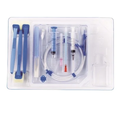 Double lumen cvc central catheter simple kit catheter fr 3