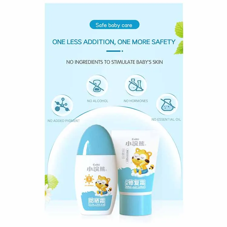 
OEM ODM sun cream genuine newborn baby sunscreen lotion cream spf 18 for baby skin 