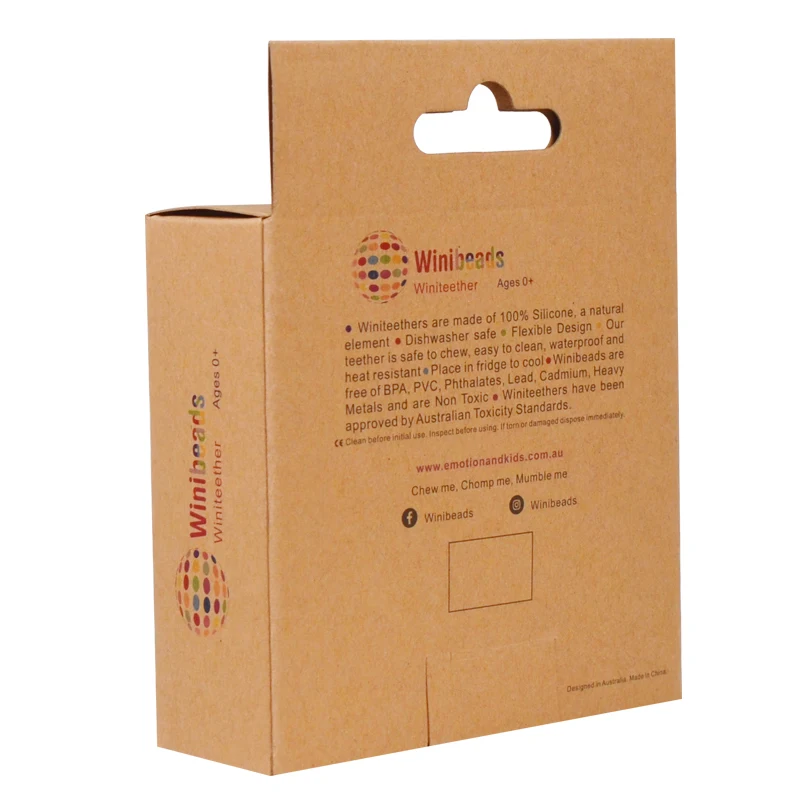 Wholesale Factory Direct Nature Paper Hanger Boxes For Electronics Product Packaging With Clear Window