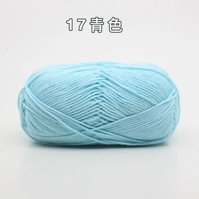 pure 100% cotton yarn 8 ply stock 1mm knitting sweater recycled dyed yarn supplier
