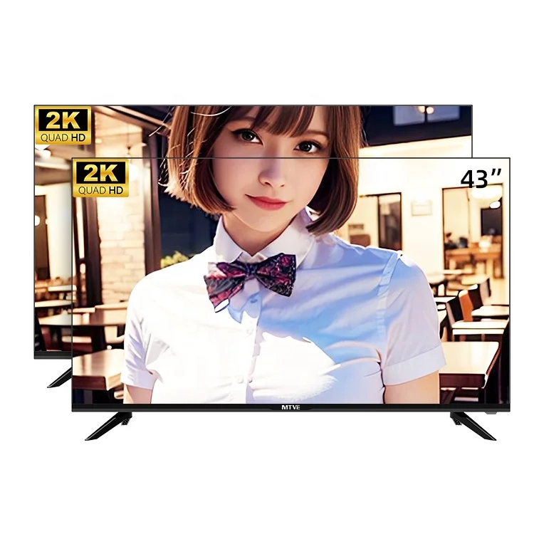 43 Inch Tv Television Led & Lcd Tvs Oem 32 40 43 50 55 Inch Smart Tv 4K Ultra Hd Factory