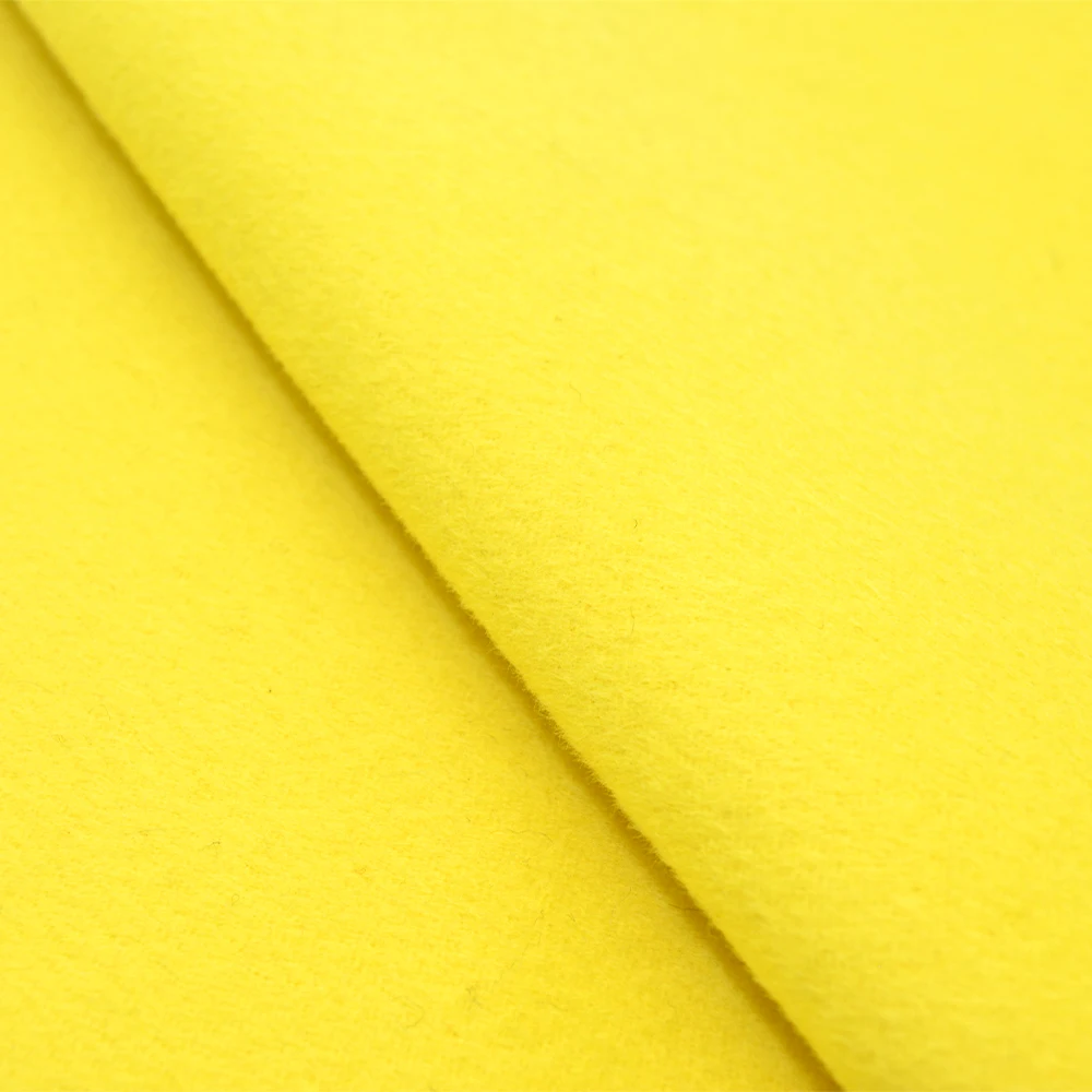 Yellow Full wool double fabric 100% wool pure wool worsted fabric