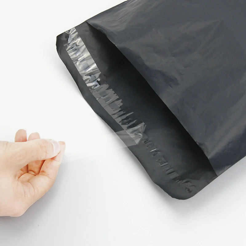 Black Mailing Bag Clothing Packaging Poly Mailer Custom Plastic Free Sample Shipping Bags