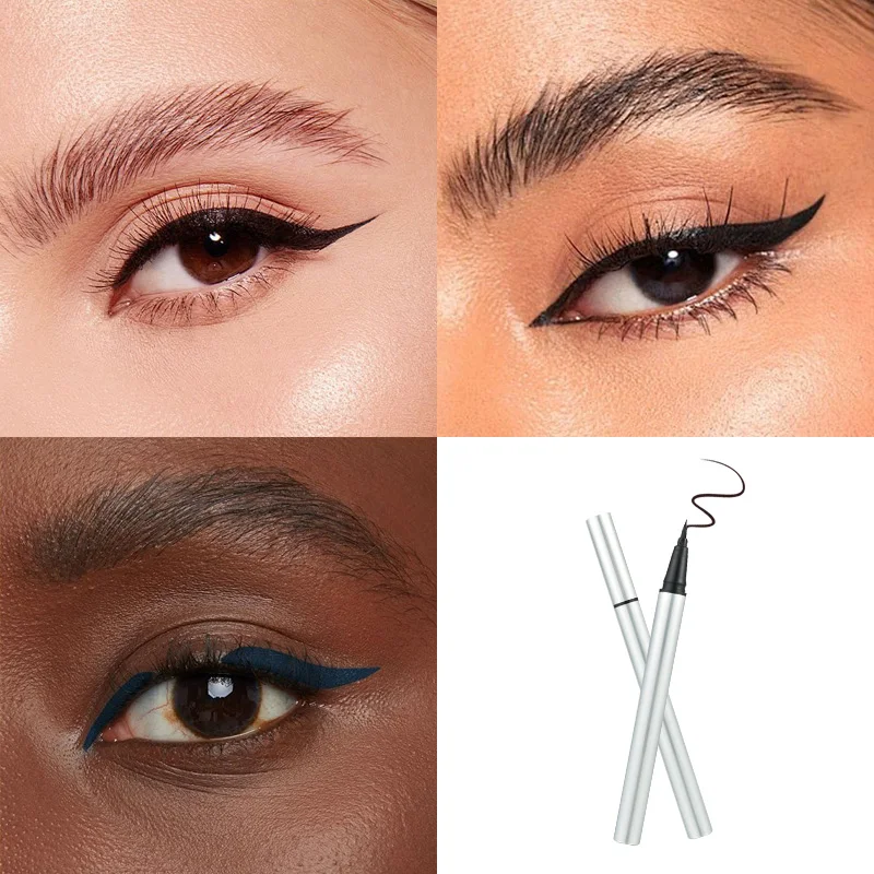 Black Eye Liner Pen Makeup Waterproof Magnetic Eyeliner Stencil Pen Private Label Liquid Eyeliner