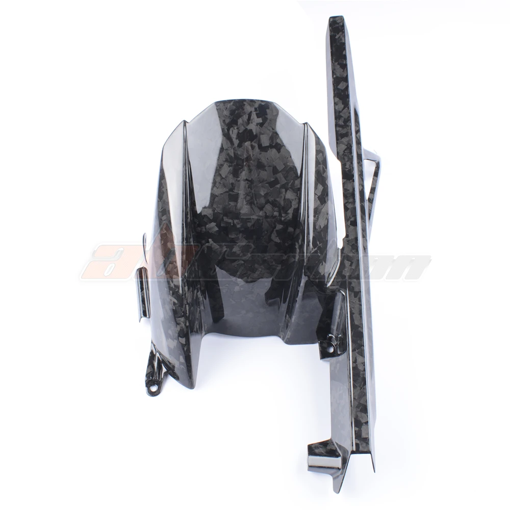 Motorcycle Rear hugger with Chain Guard Tire Mudguard Cover Forged Carbon Fiber For S1000rr 2020