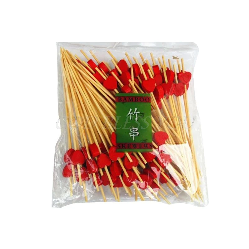 Acrylic Cocktail Sticks Custom Bamboo Decorative Party Food Picks Cocktail  for for Appetizers Picks