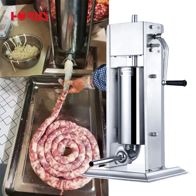 Cost Effective 10L Manual Stainless Steel Commercial Sausage Maker Sausage From Zhejiang