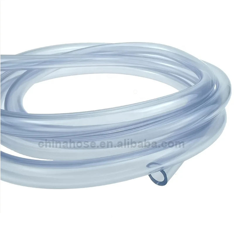 CNJG Food Grade Transparent Flexible PVC Water Plastic Tube Non-Toxic Transparent PVC Vinyl Tubing Soft Liquid PVC Level Hose