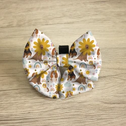 Newly hot selling dog accessories long tail pet bow dog hair bow luxury manufacture wholesale cheaper