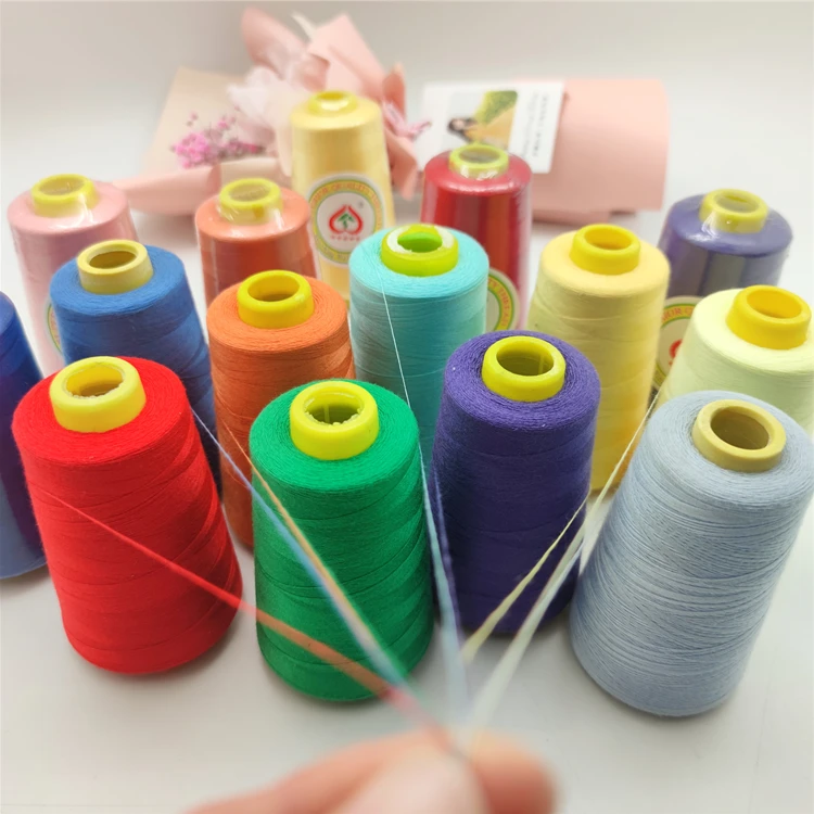 
Wholesale TKT 120 40/2 3000yards 100% Spun Polyester Sewing Thread for Garments Sewing 