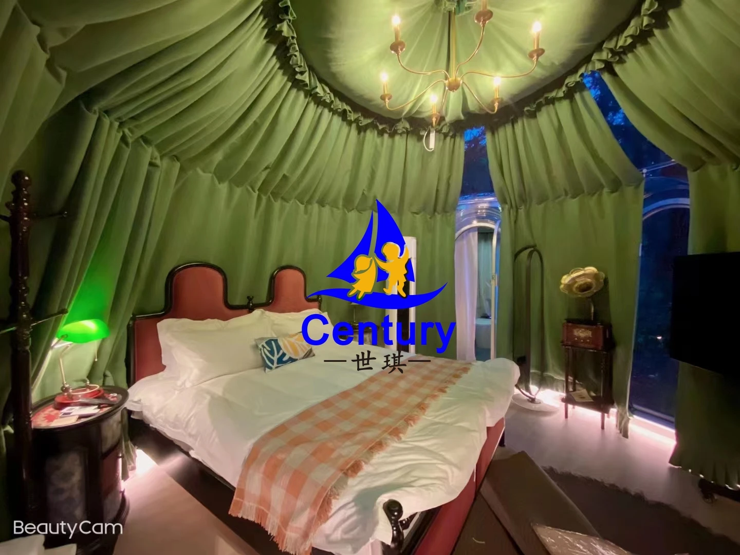 Polycarbonate Sheet Clear Sky Dome Polycarbonate For Resorts Camping Geodesic Dome