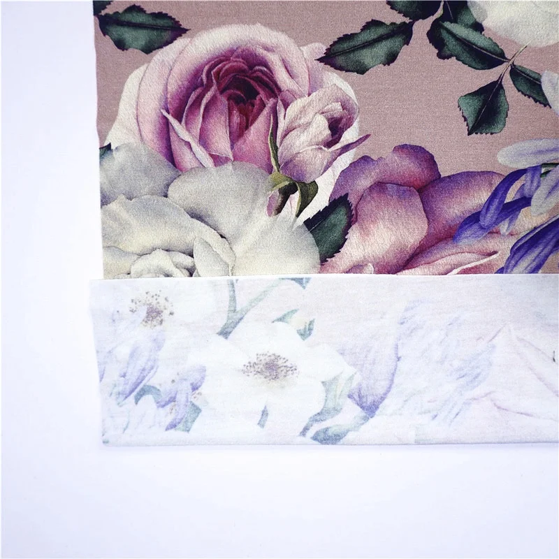 Custom Printing Single Jersey Fabric for Baby Cloth,blanket Free Sample Hot Sale Best Quality Organic Bamboo 230-250GSM Knitted